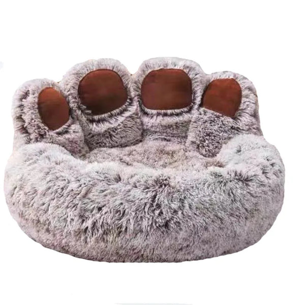 Fluffy Dog Bed Large Pet Products Dogs Beds Small Sofa Baskets Pets Kennel Mat Puppy Cats Supplies Basket Blanket Accessories