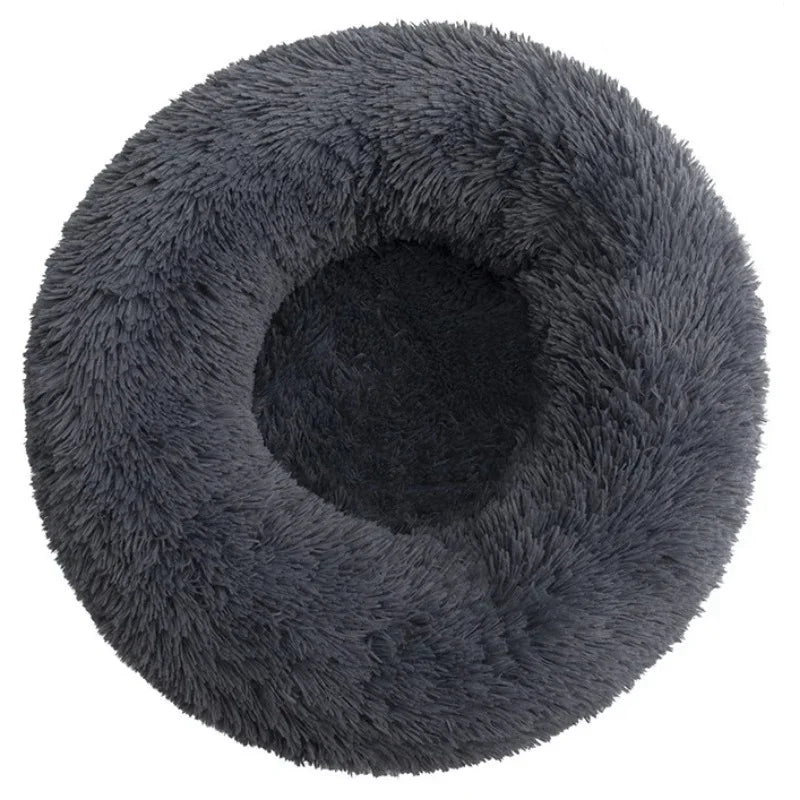 40-90Cm round Pet Bed for Large Dog Bed Super Soft Cat Bed Long Plush Dog House for Medium Dog House Winter Warm Sleeping