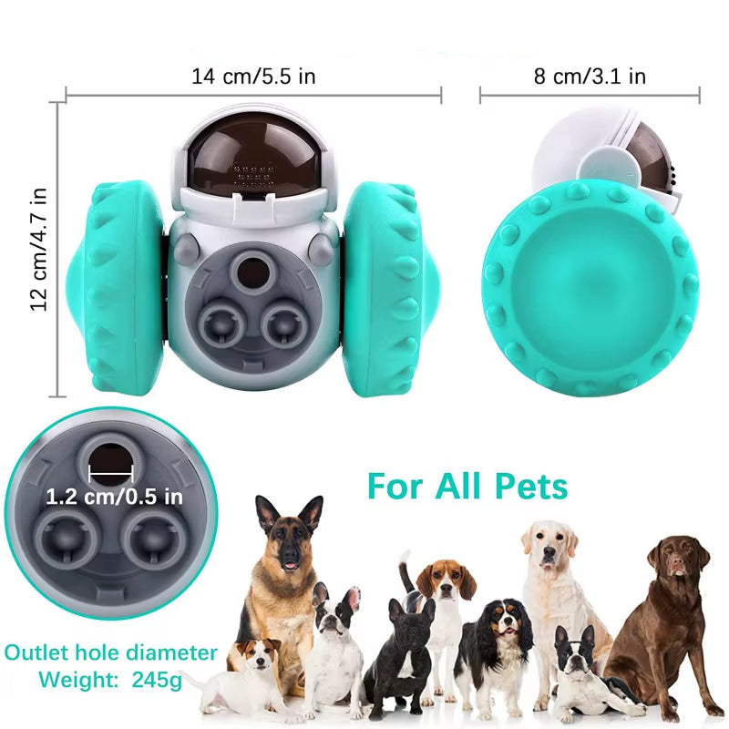 Dog Puzzle Toys Pet Food Interactive Tumbler Slow Feeder Funny Toy Food Treat Dispenser for Pet Dogs Cats Training Dog Supplies